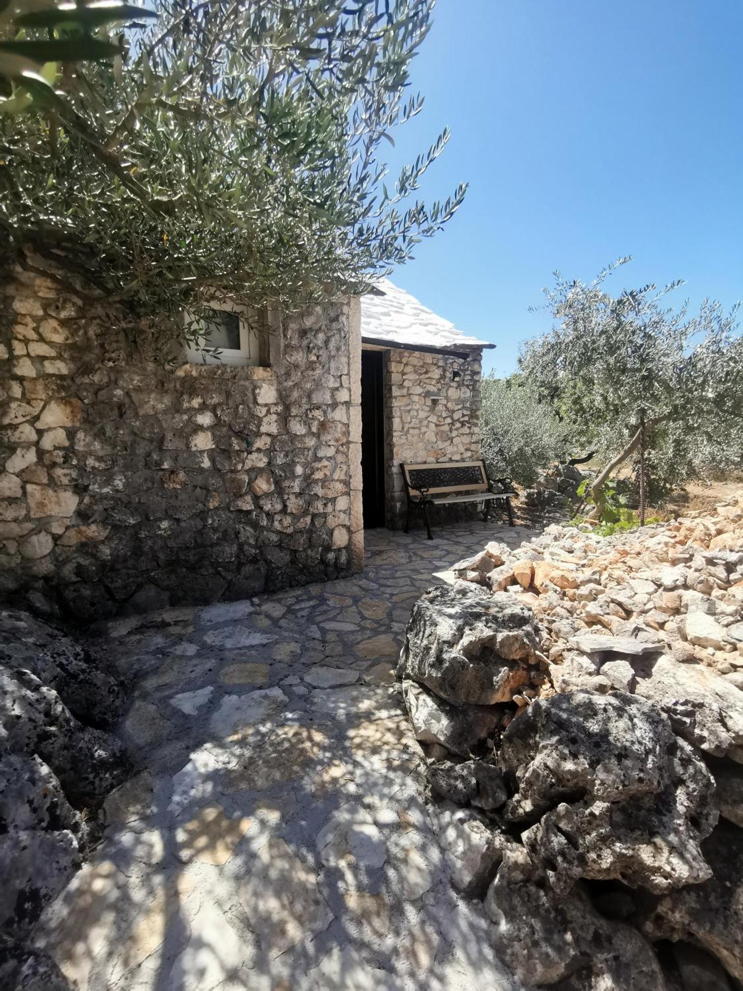 Robinson Crusoe Style House "Maslina" Škrip Exterior foto